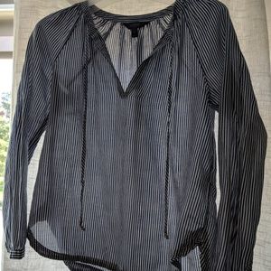 JCrew Size 2 cotton/silk blend popover top